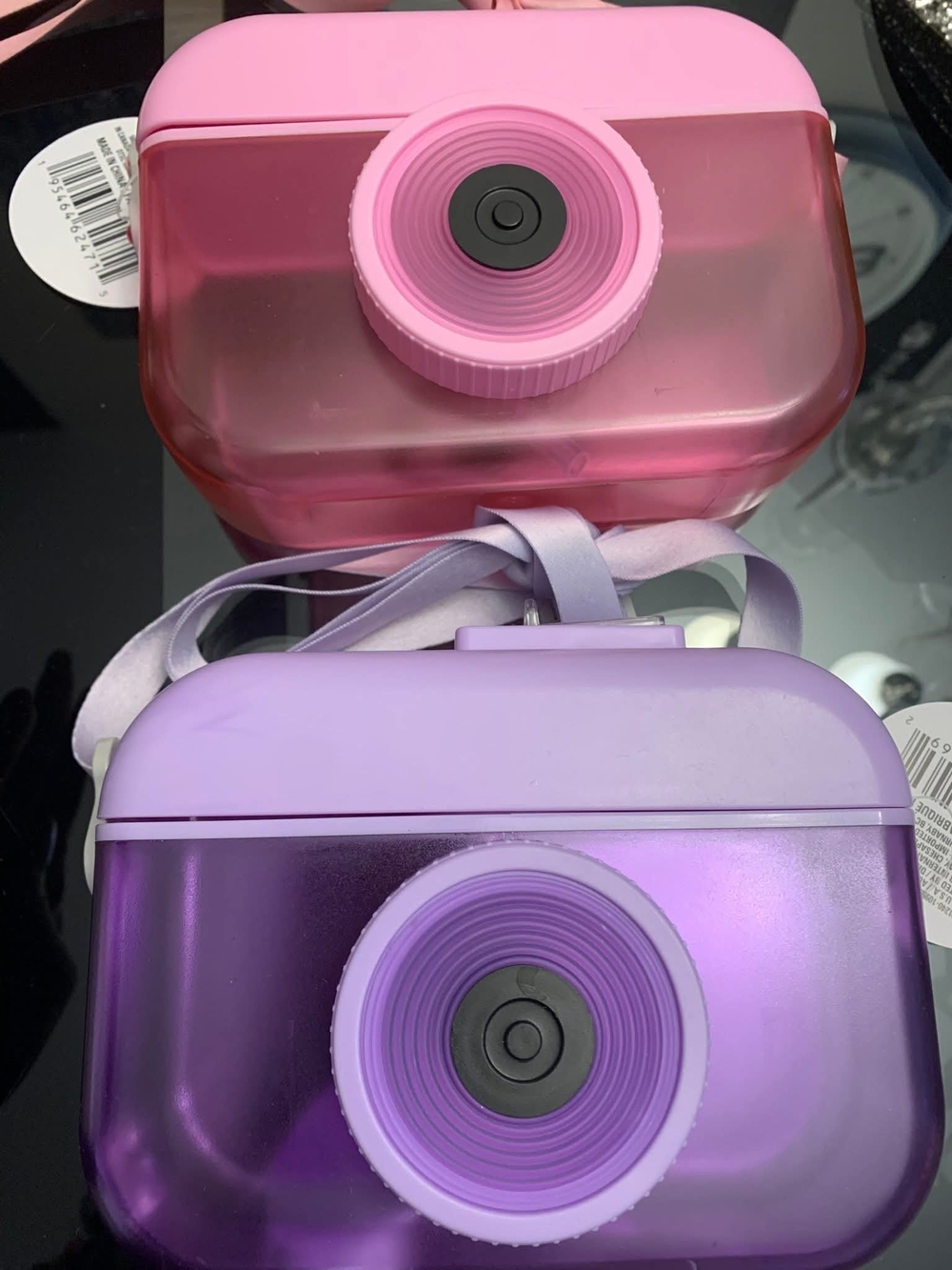 Pink and Purple Kids Instant Camera Cup Lot